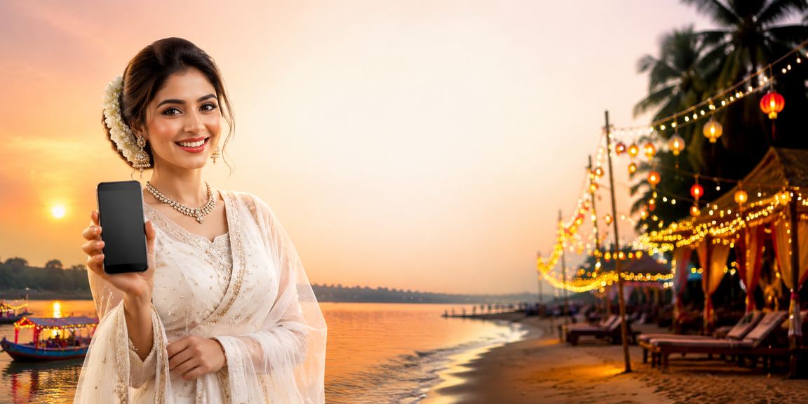 কক্সবাজারে সমুদ্রসৈকতে বসে মোবাইলে joya 7777 ডিপোজিট করছেন